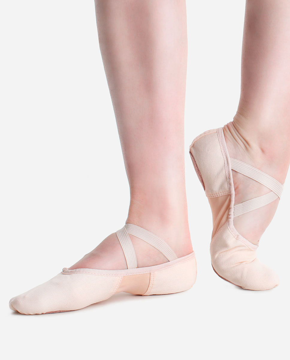 Canvas Split-Sole Ballet Shoe - BAE 13L