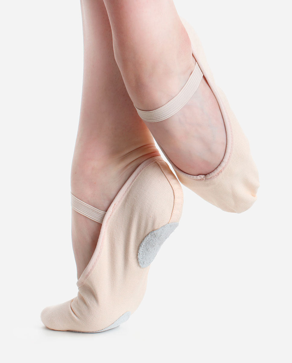 Adult Split Sole Canvas Ballet Shoe, Pink - So Danca UK & Ireland