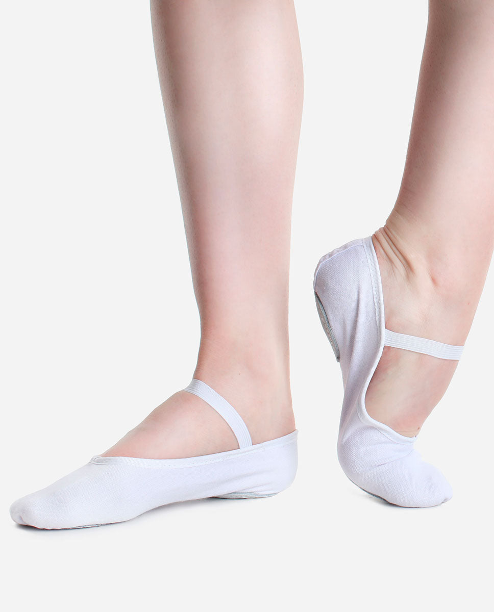 Economy Split Sole Canvas Ballet Shoe - BAE 23L