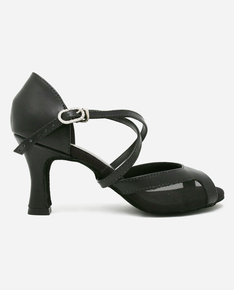Mesh Panel Ballroom Shoe - BL 172 - So Danca
