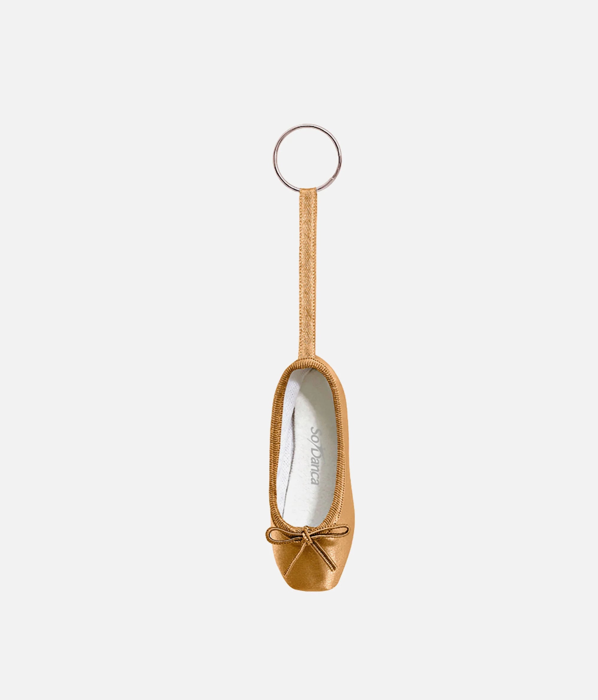 Satin Pointe Shoe Keyring - KCE 01