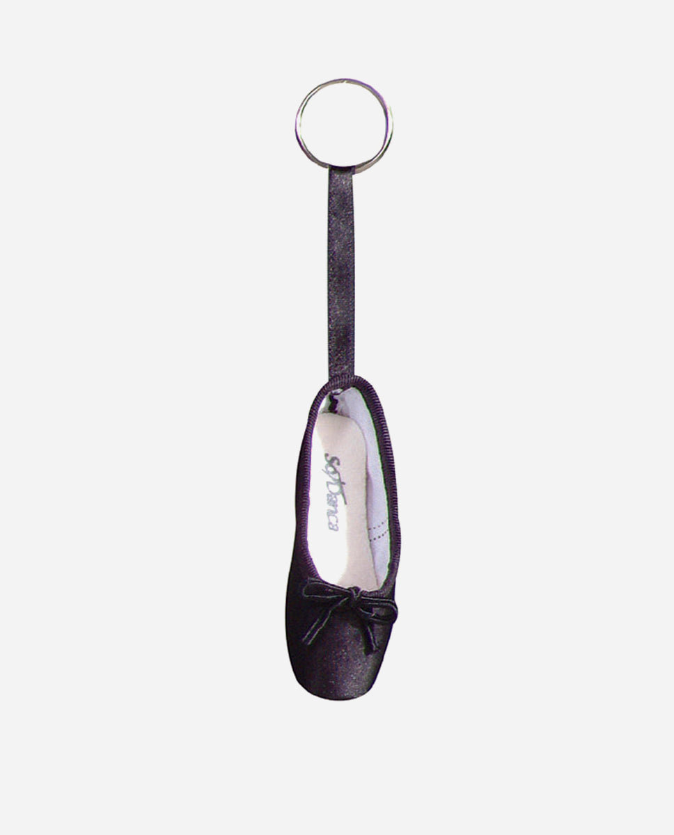 Satin Pointe Shoe Keyring - KCE 01 - So Danca