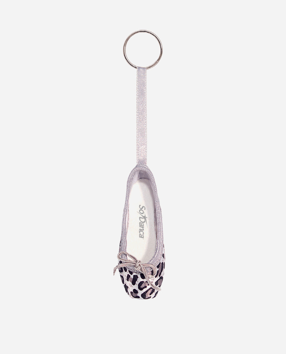 Printed Pointe Shoe Keyring - KCE 01 - So Danca