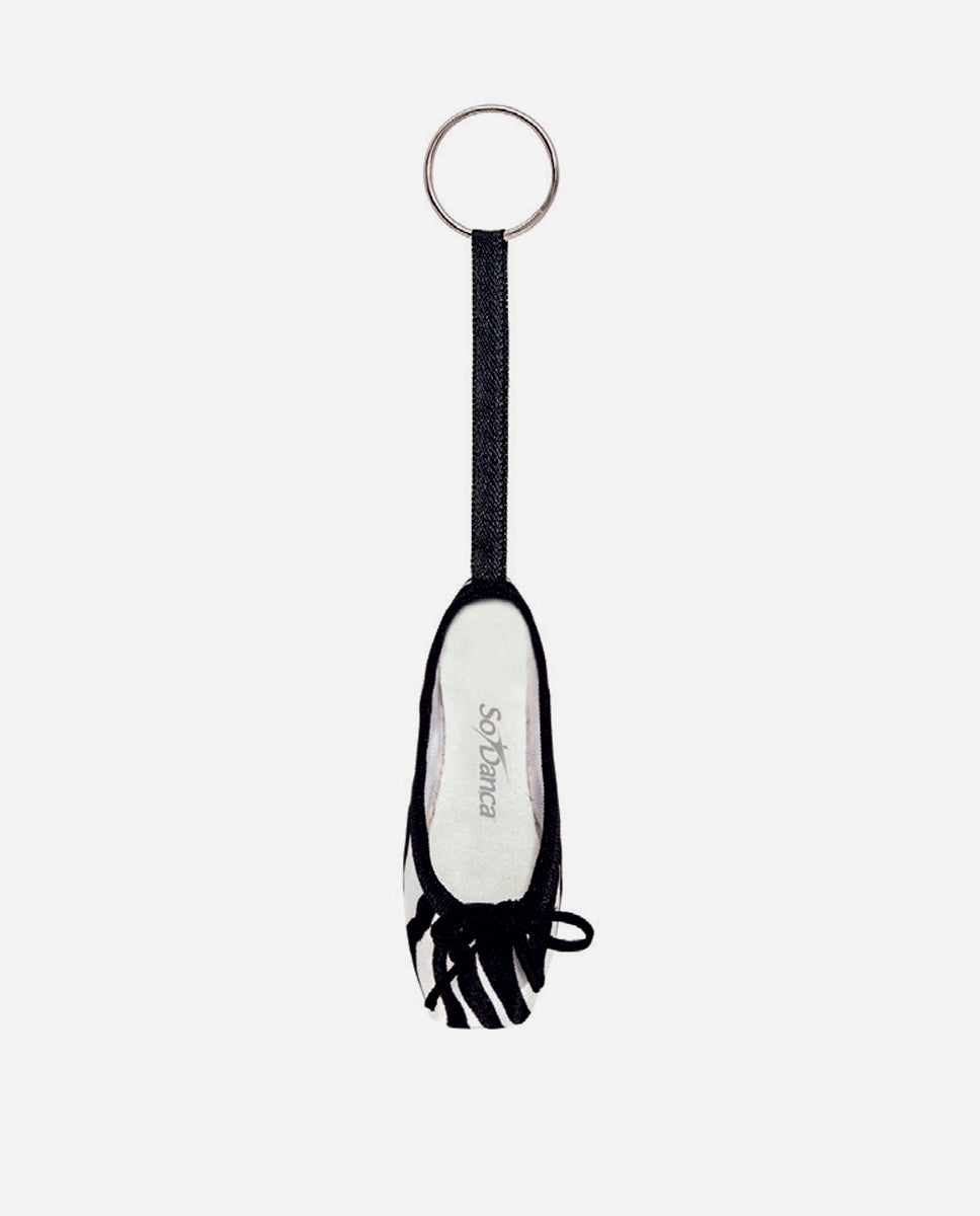 Printed Pointe Shoe Keyring - KCE 01 - So Danca