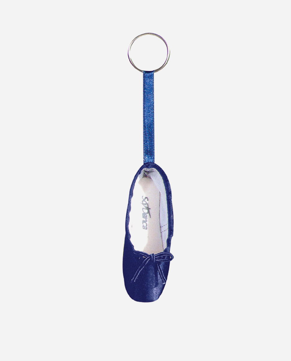 Satin Pointe Shoe Keyring - KCE 01 - So Danca