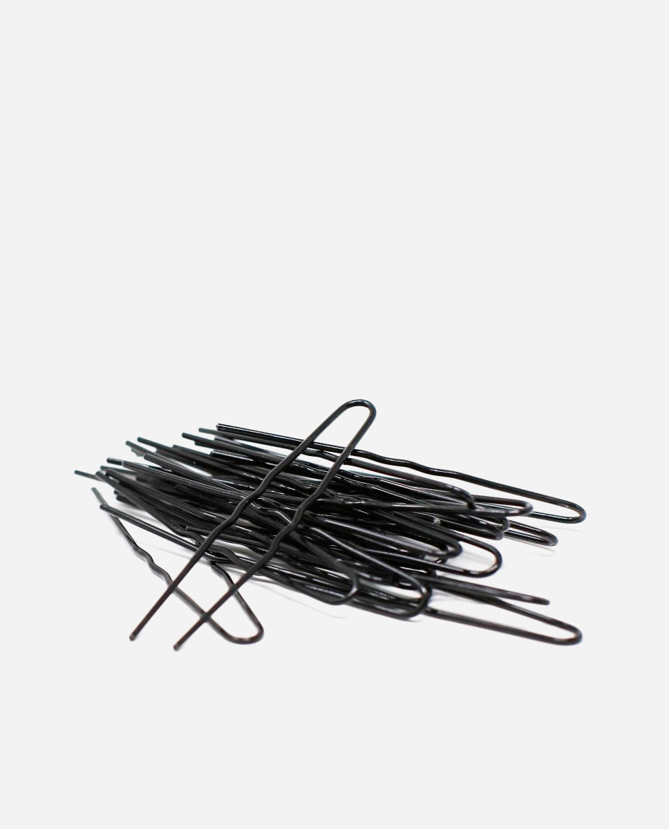 Black Waved Hair Pins - TH 042 - So Danca