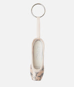 Printed Satin Pointe Shoe Keyring, Perfect Ballet Gift - 016 