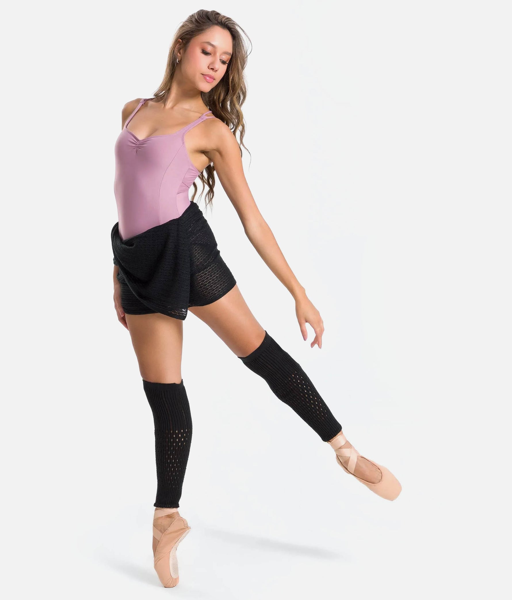 Classic Soft Knit Legwarmers, Short - SD2261 #black_one