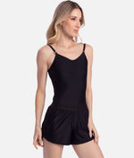 So Danca Flow Ease High-Waist Dance & Pilates Shorts – Ebano Brown & Black | SD2561 