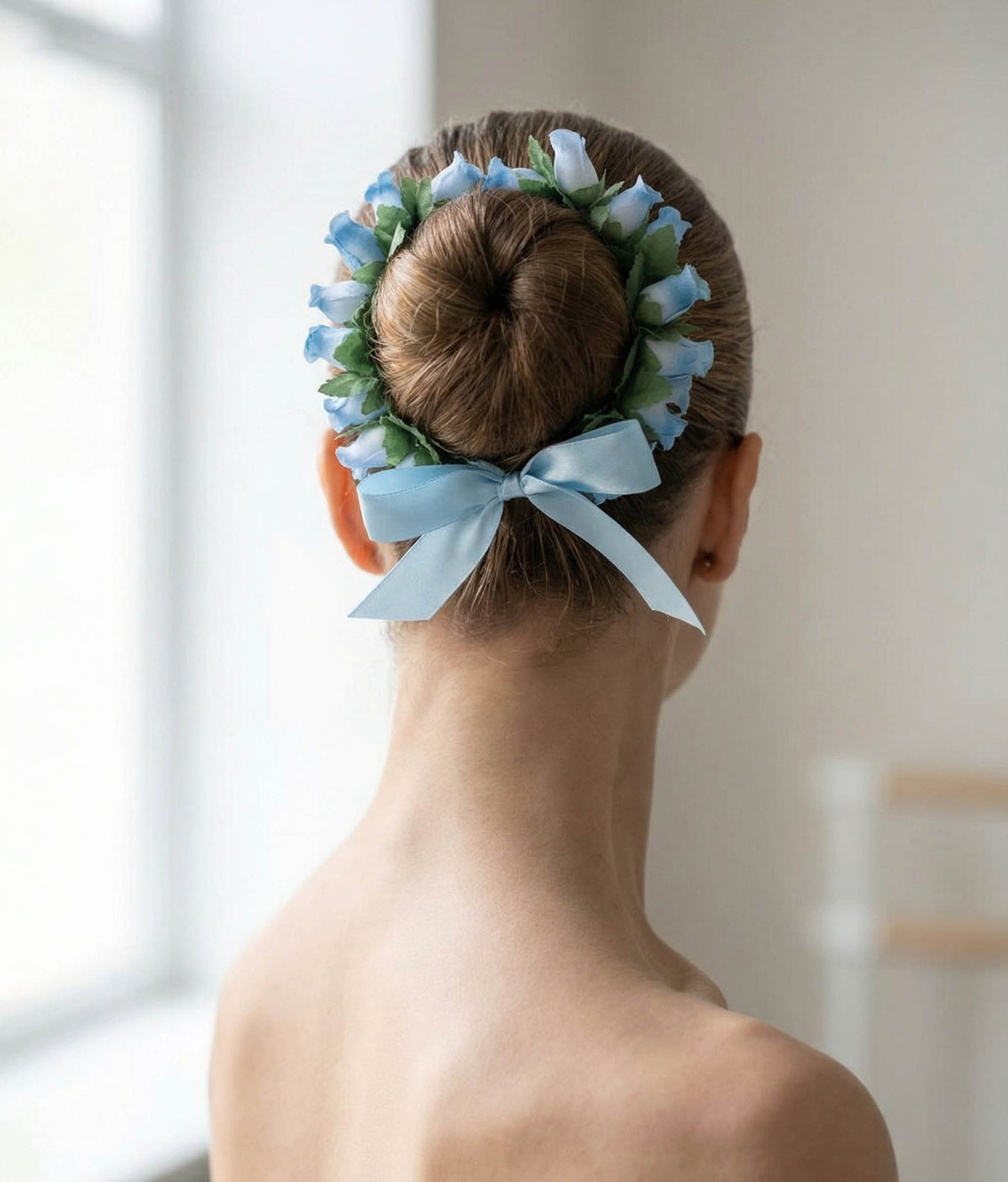 Floral Ballet Bun Wreath - 5614