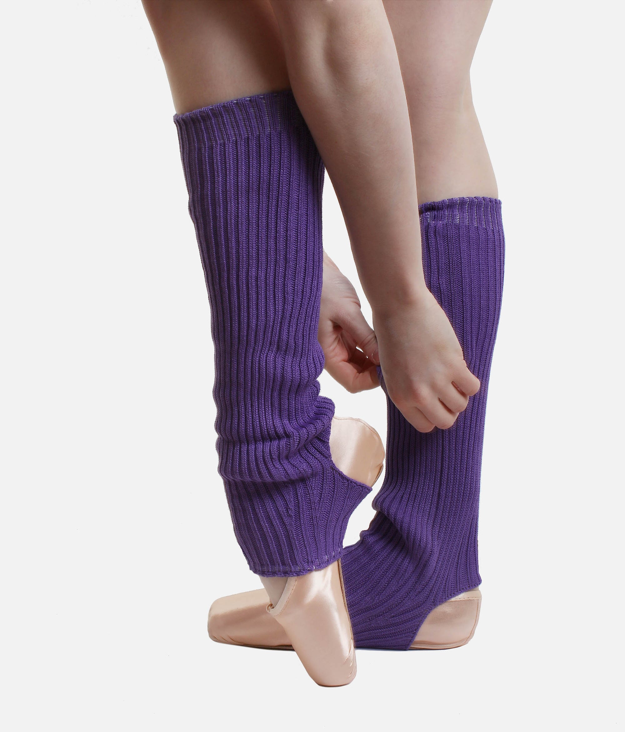 Short Stirrup Legwarmers - 5622 #purple_one