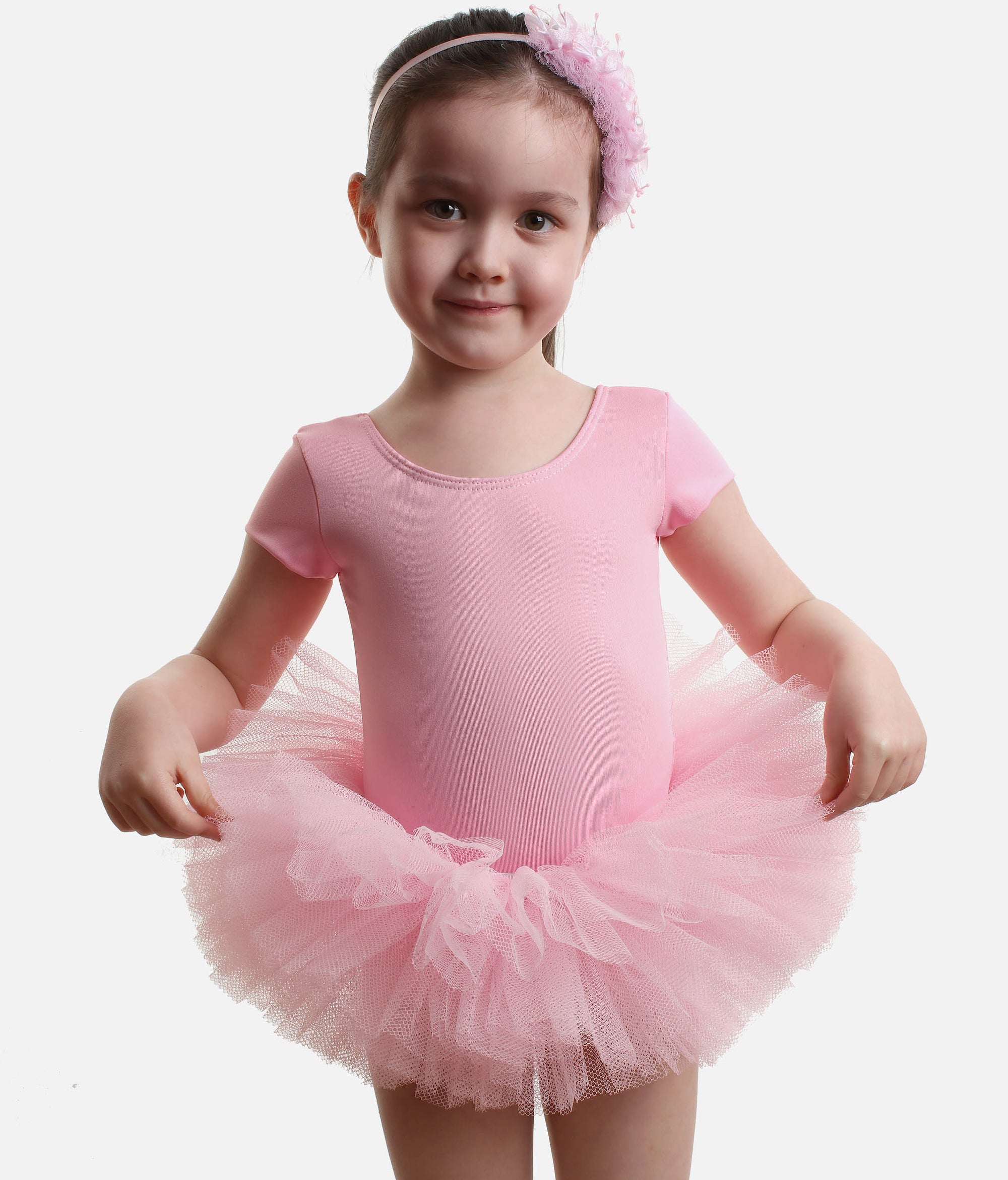 Girls Tutu Skirt, Tulle Skirt - 5829 #pink_Age-6