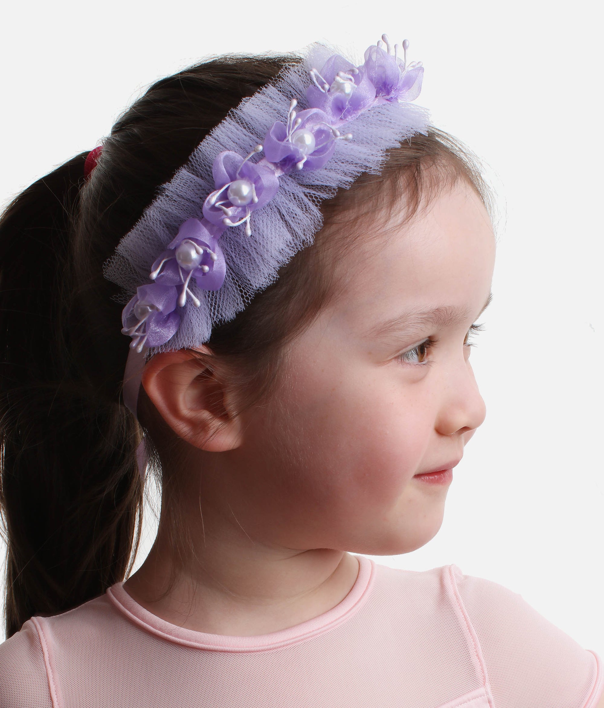 Hair Floral Wreath - 760 #lilac_one