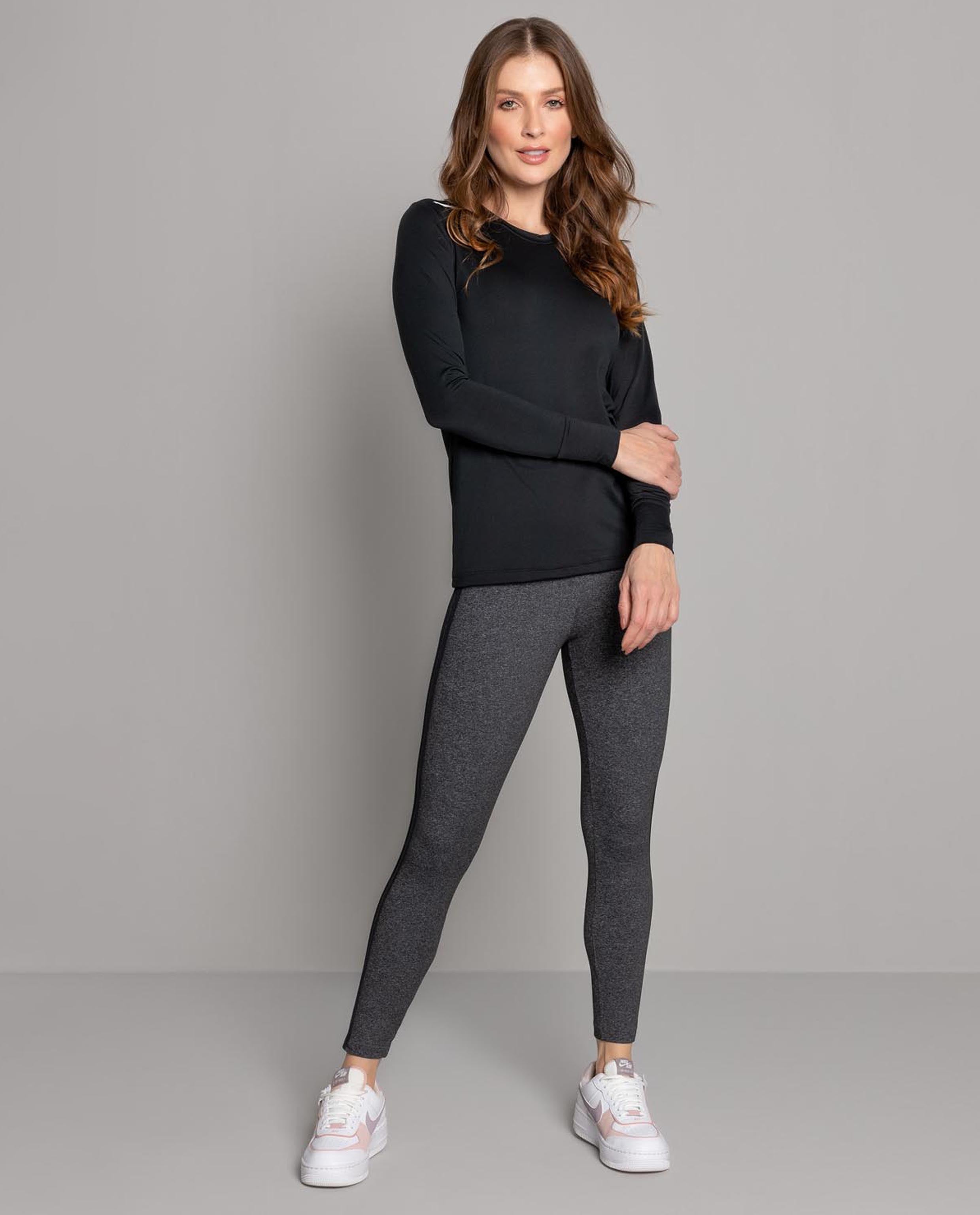 Contrast High Compression Leggings - A 854