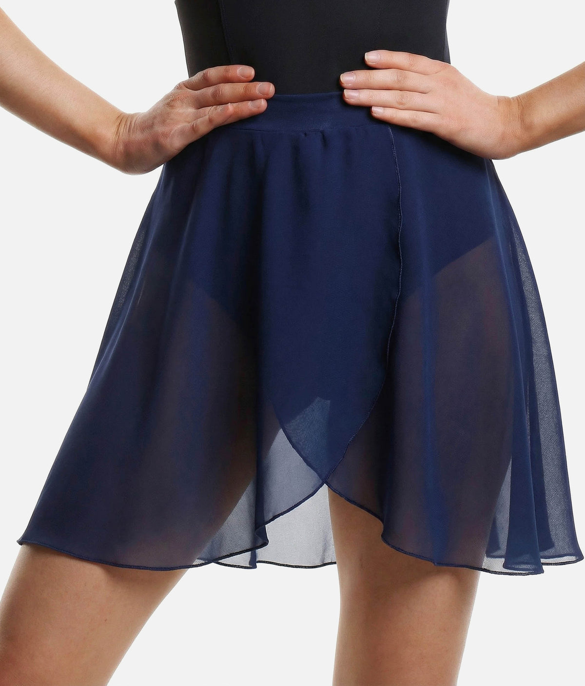 Women’s Pull-On Ballet Skirt, Lightweight Crepe Dance Skirt | SL93  