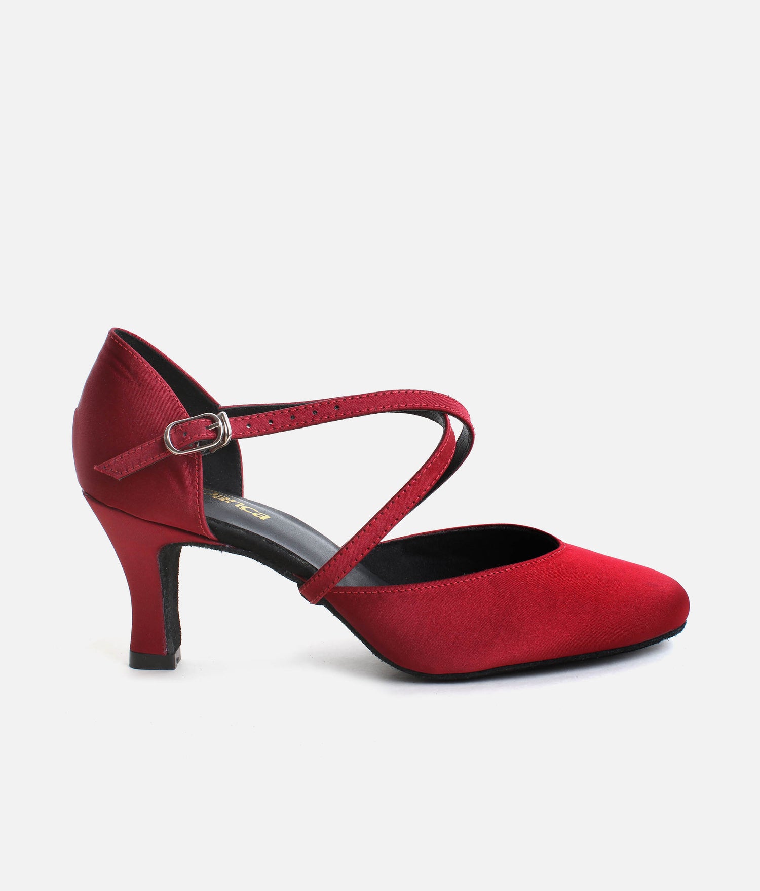 Ballroom Practice Shoes for Women, Satin Dance Heels with Arch Support - BL156 