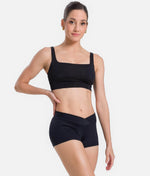 Dance Shorts with Flattering Deep V Waist