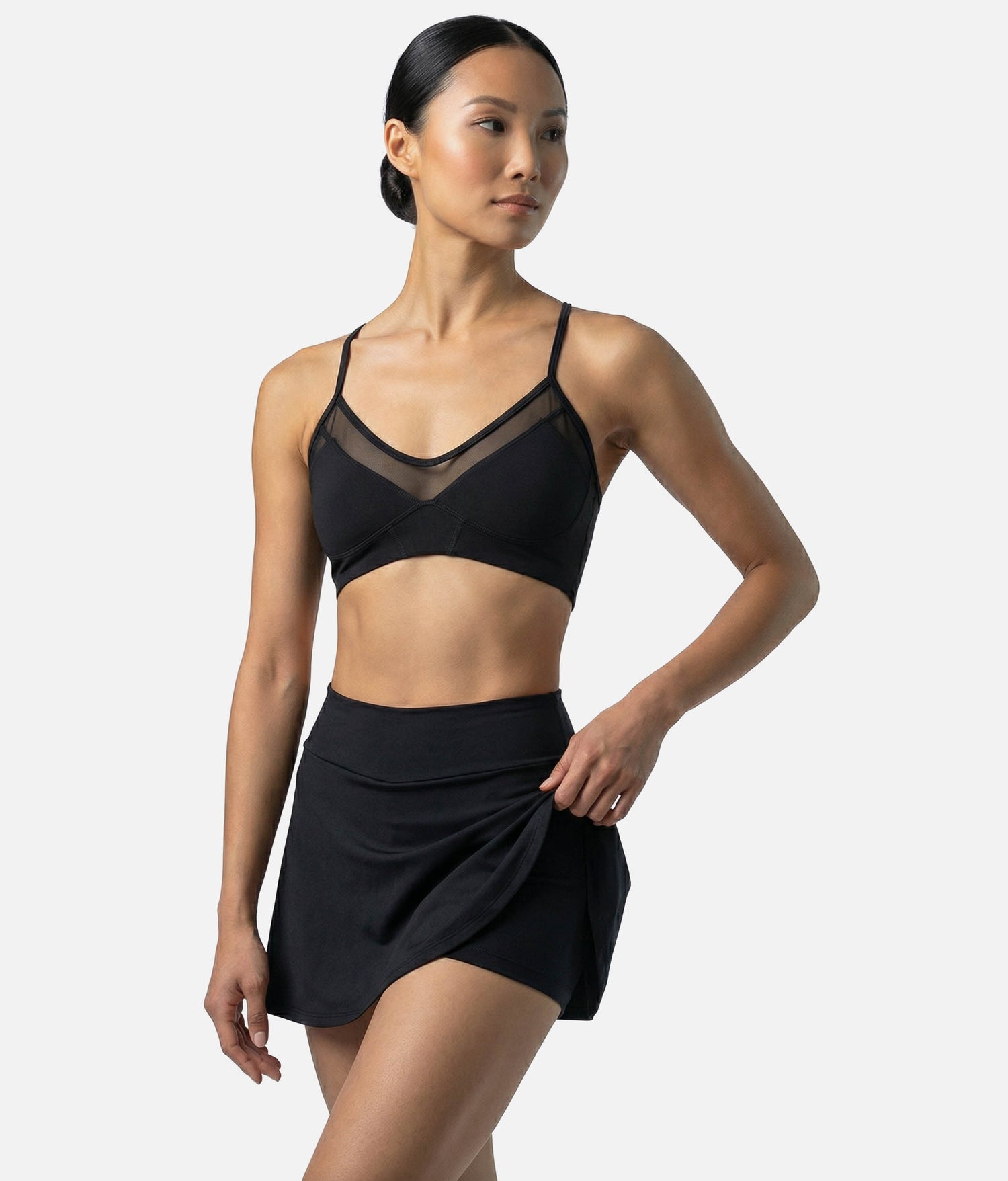 Women’s Dance Skort, Dance Skirt with Built-In Shorts | TP168