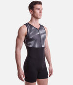 Professional Men's Dance Unitard with Graphic Print | RDE1933