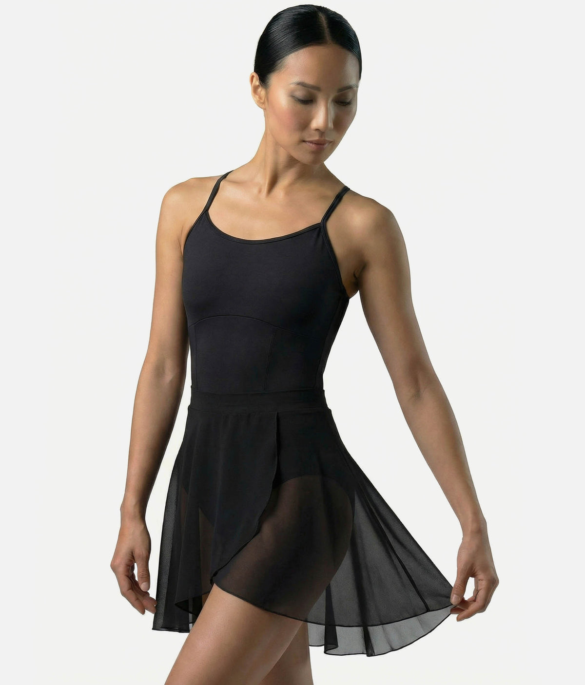 Women’s Pull-On Ballet Skirt, Lightweight Crepe Dance Skirt | SL93 