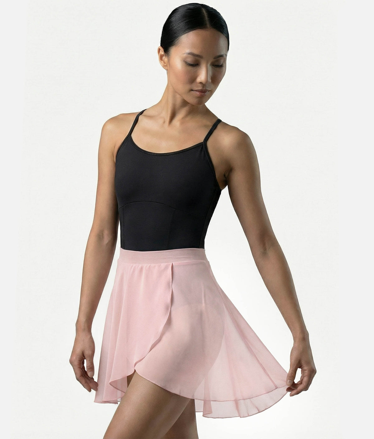 Women’s Pull-On Ballet Skirt, Lightweight Crepe Dance Skirt | SL93  