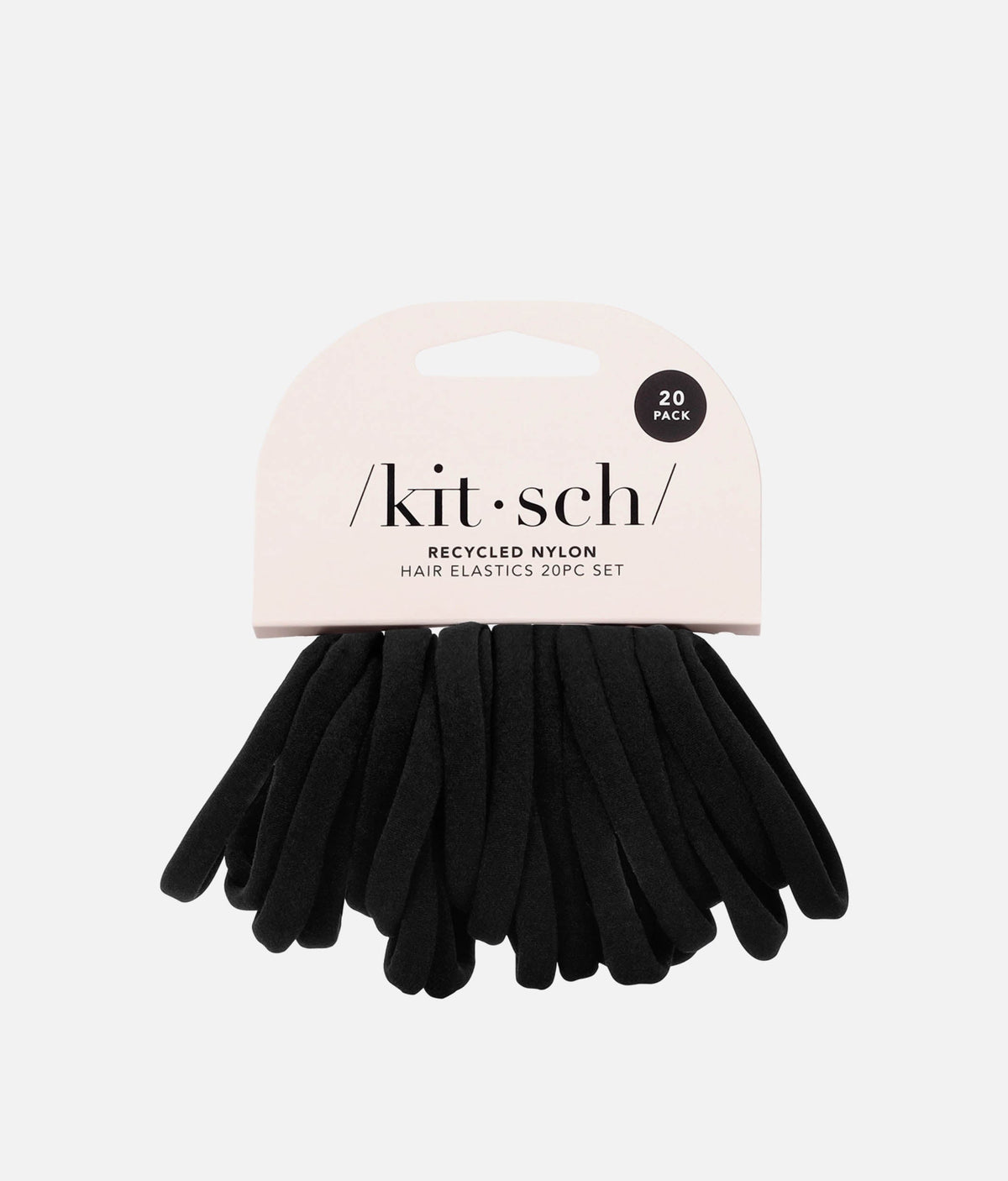 Recycled Nylon HAIR ELASTICS for All Hair Types - Soft, Strong & Stylish 