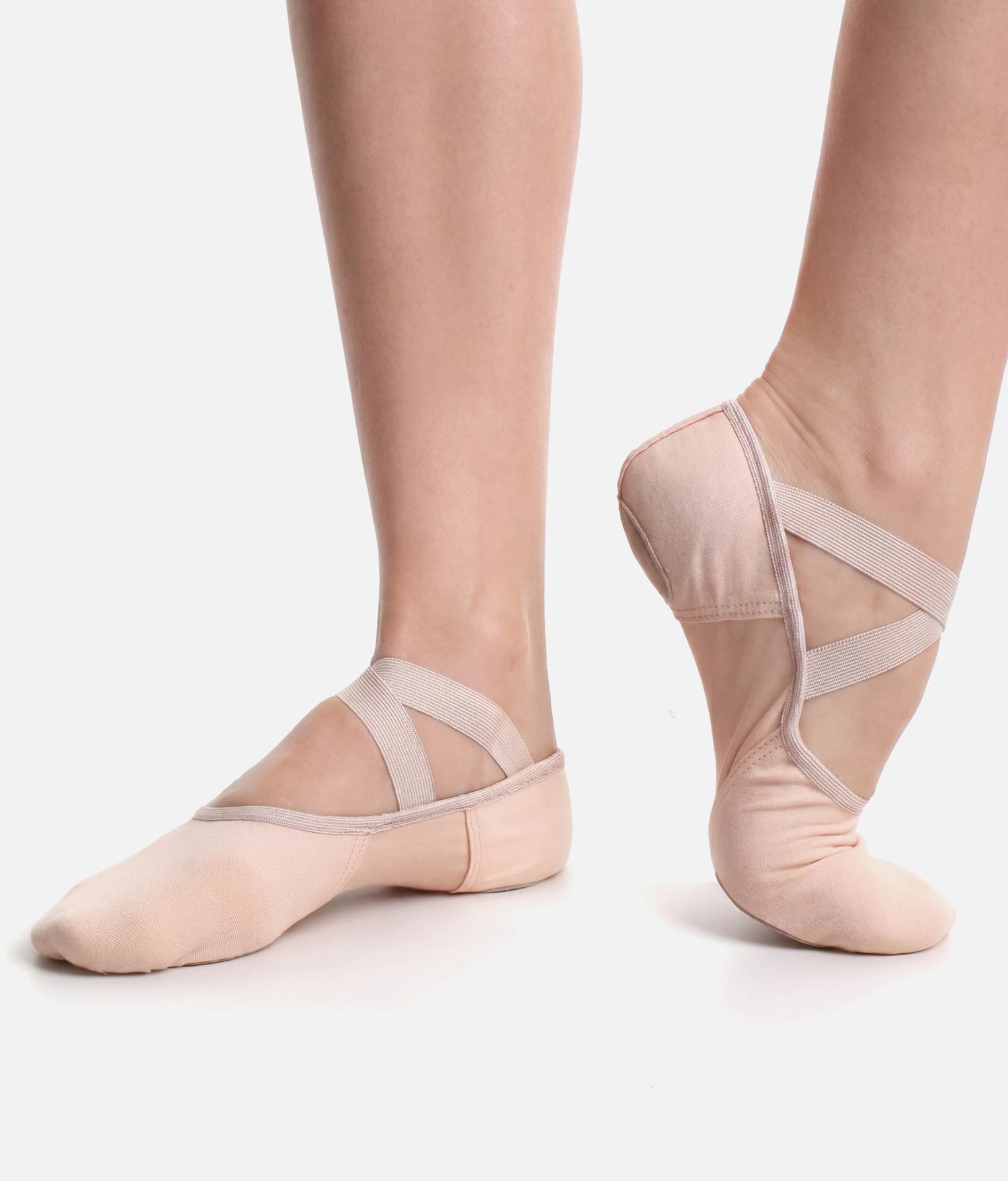 Vegan Stretch Canvas Ballet Shoes - Split Sole Professional Fit | SD122VG