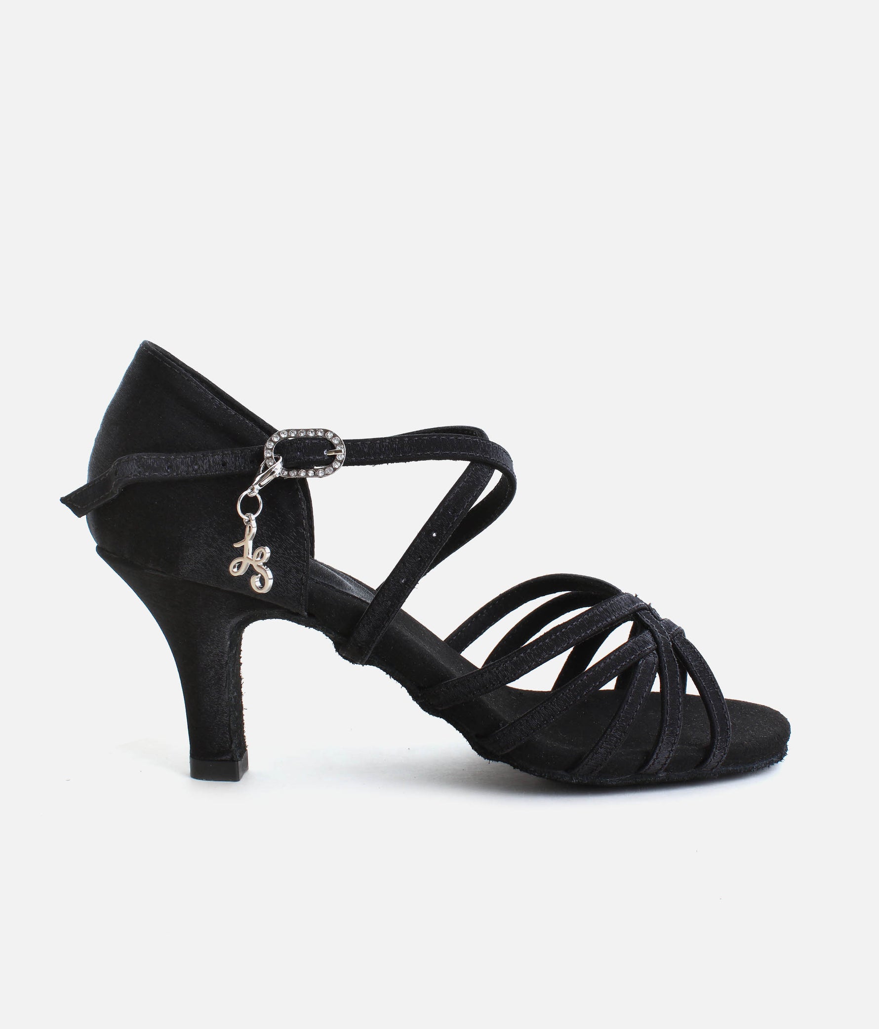 Satin Latin Dance Sandals with Hybrid Sole | BL304 CHA CHA