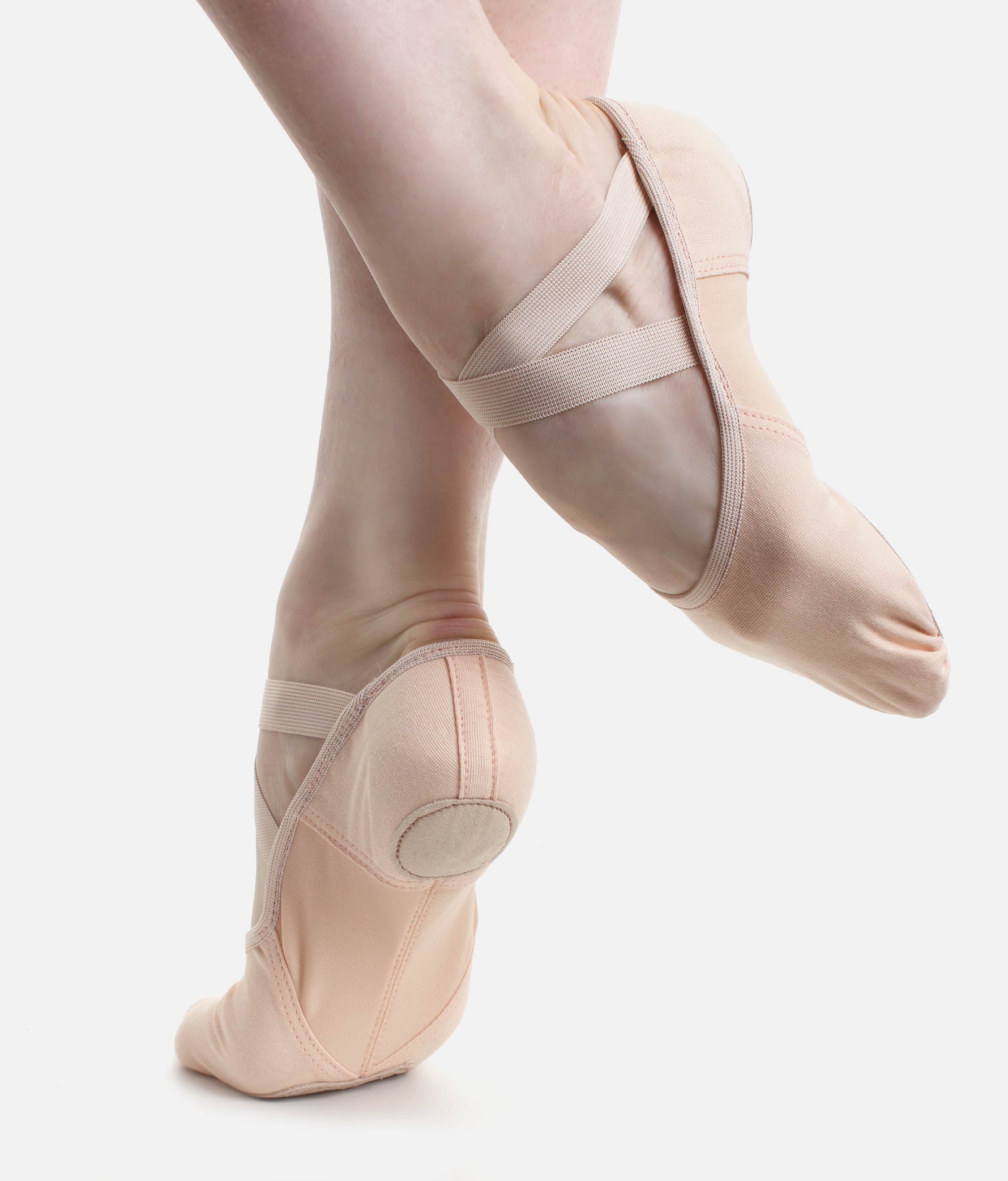 Vegan Stretch Canvas Ballet Shoes - Split Sole Professional Fit | SD122VG