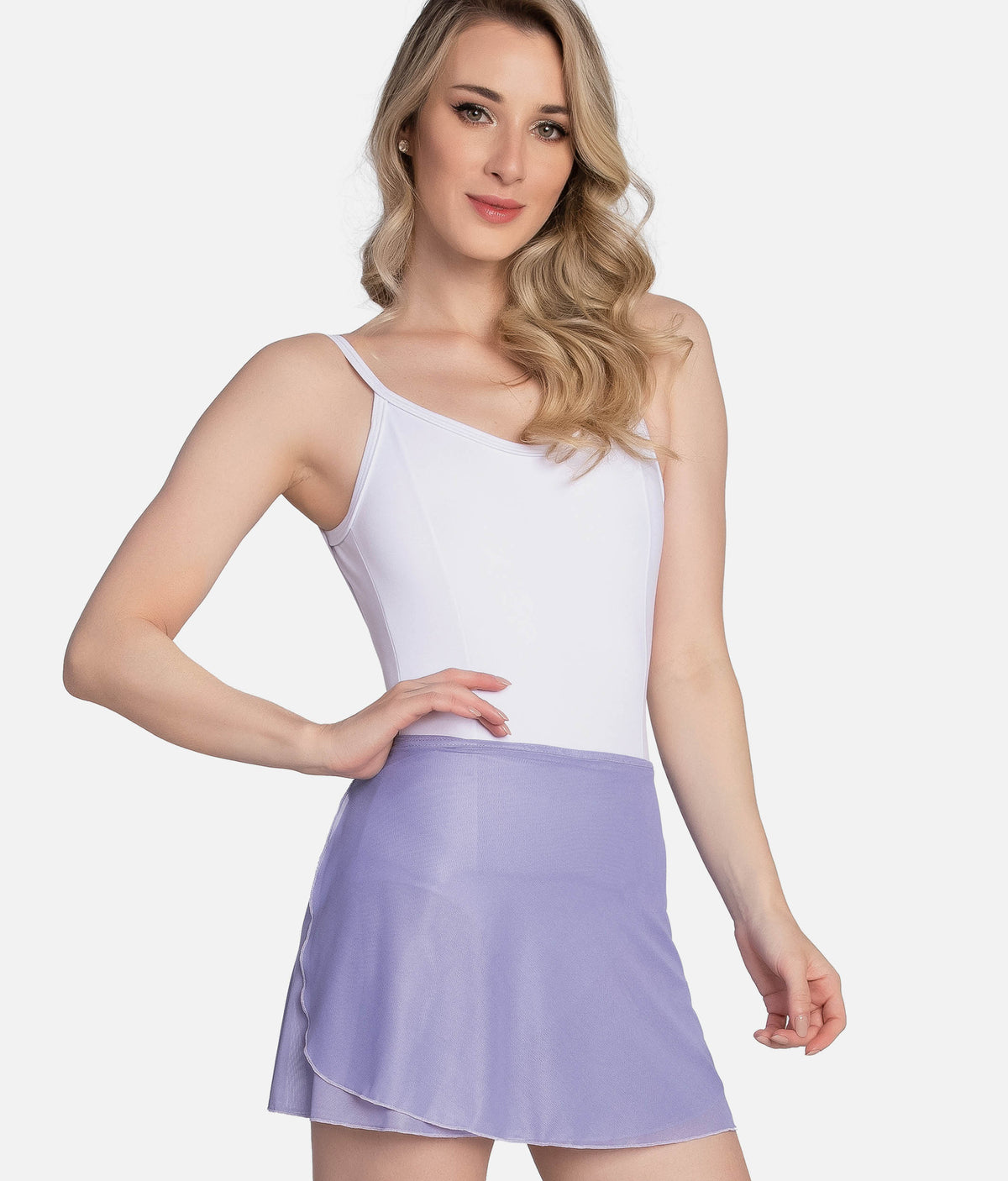 Women’s Wrap Ballet Skirt, Soft Mesh Dance Skirt | RDE2398 