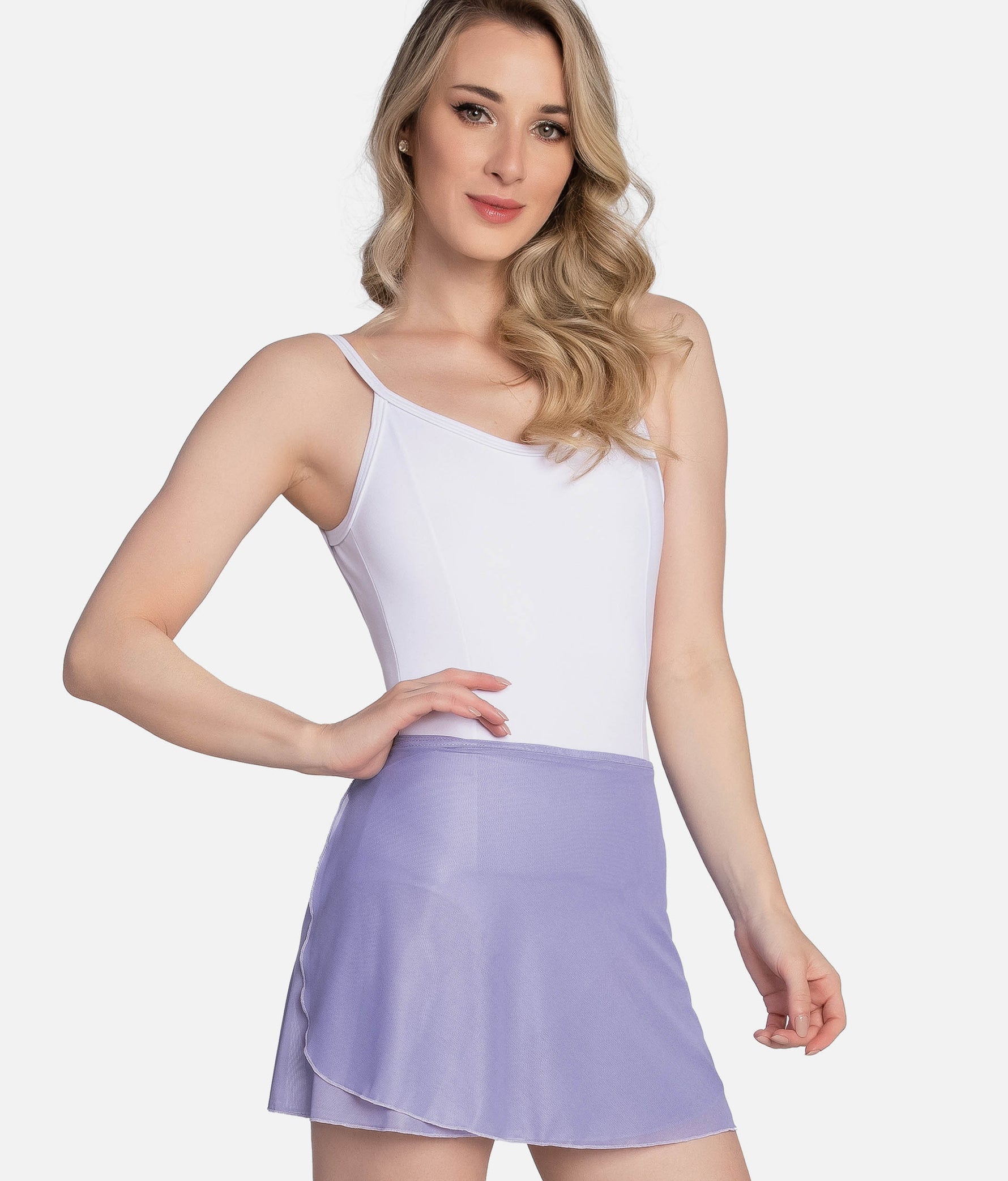 Women’s Wrap Ballet Skirt, Soft Mesh Dance Skirt | RDE2398 
