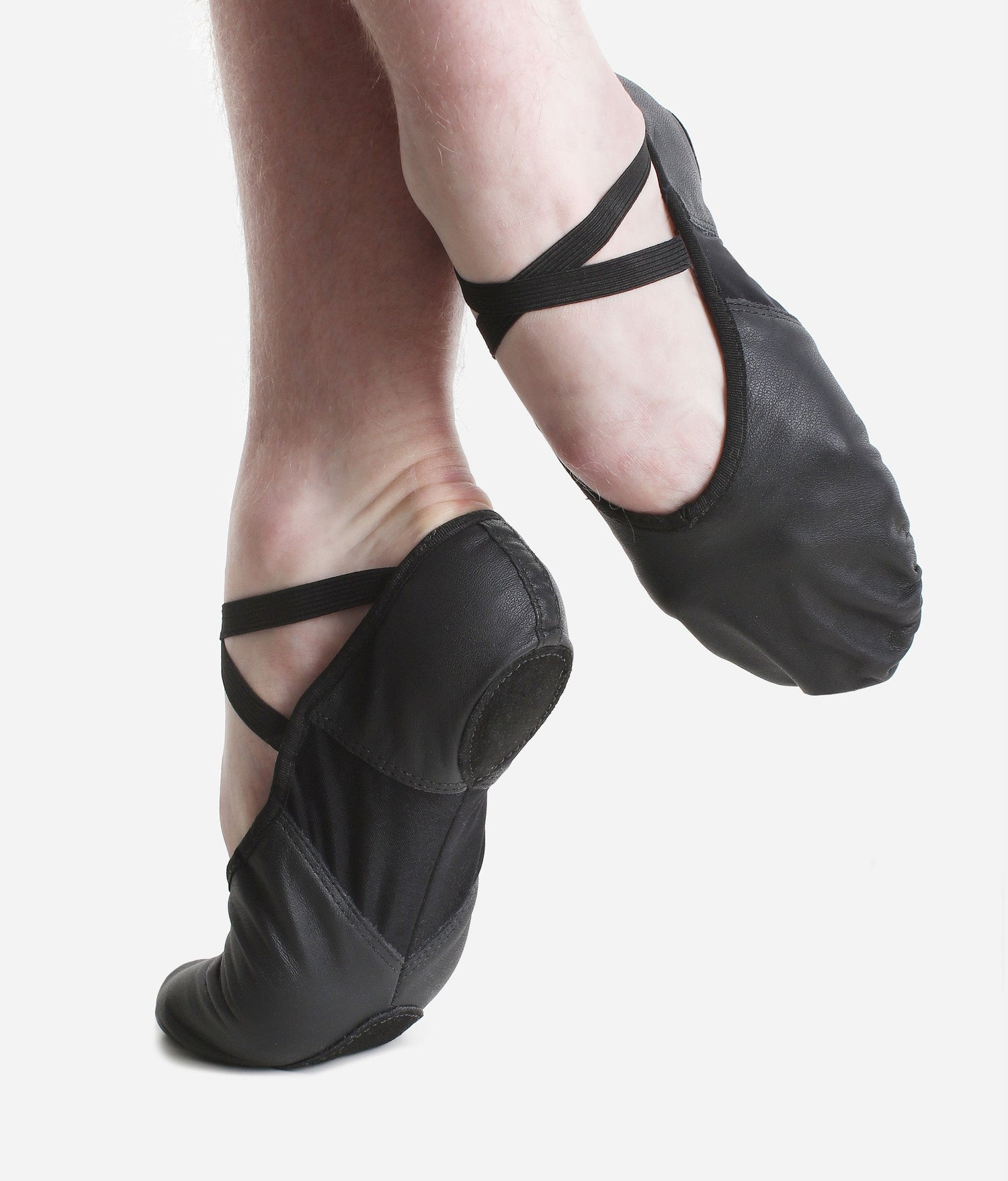 Men’s Leather Ballet Shoe, Split Sole 