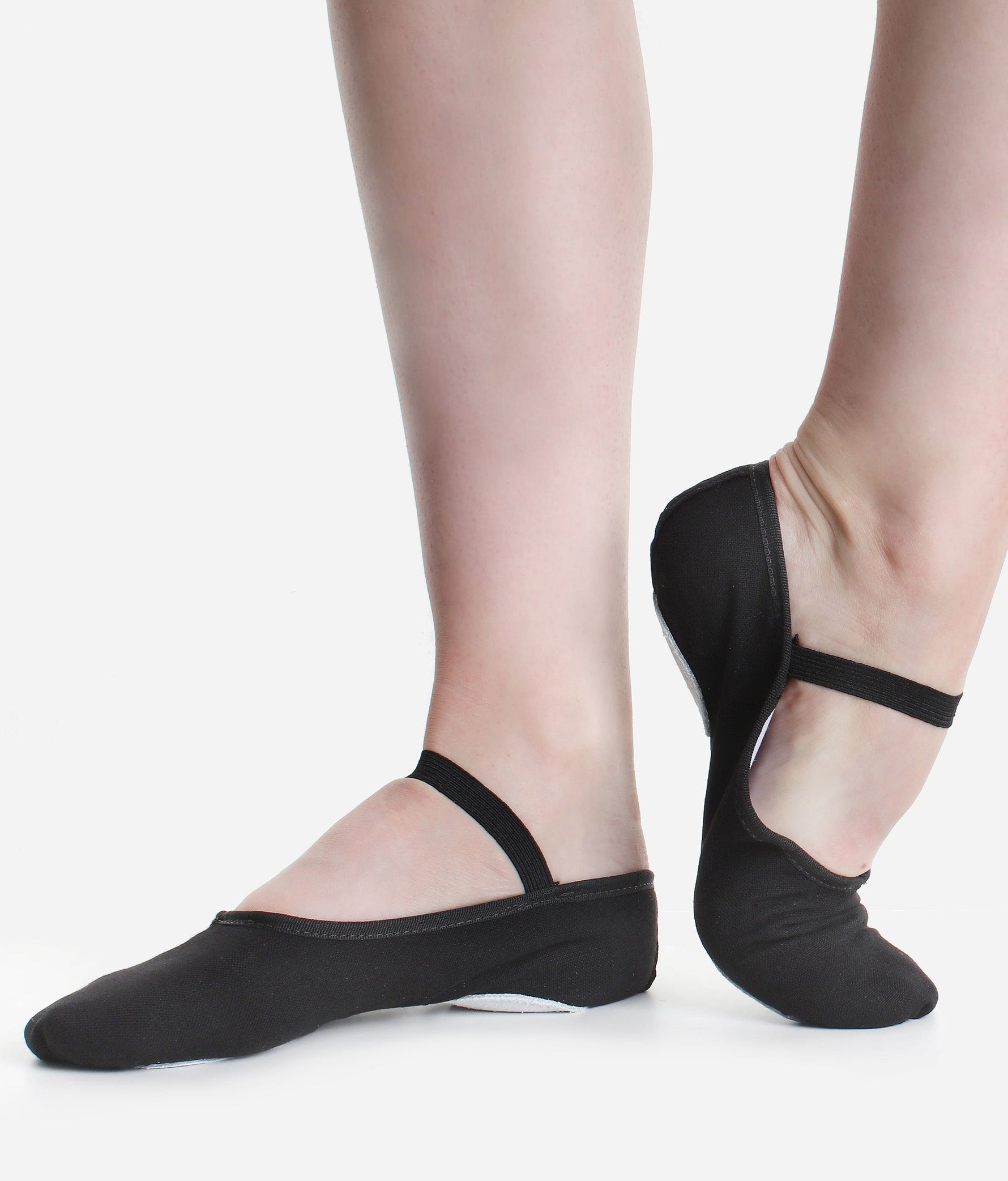 Economy Split Sole Canvas Ballet Shoe - BAE23 