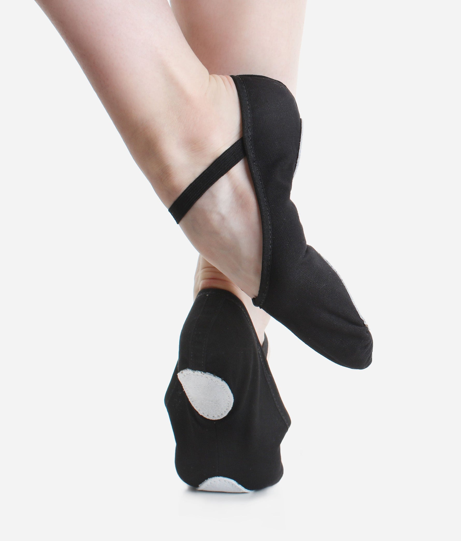 Economy Split Sole Canvas Ballet Shoe - BAE23 