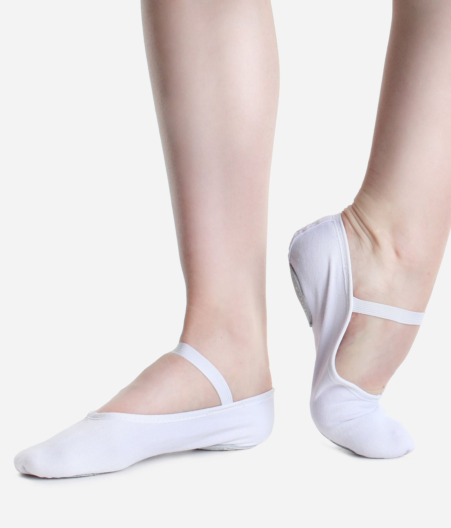 Economy Split Sole Canvas Ballet Shoe - BAE23 