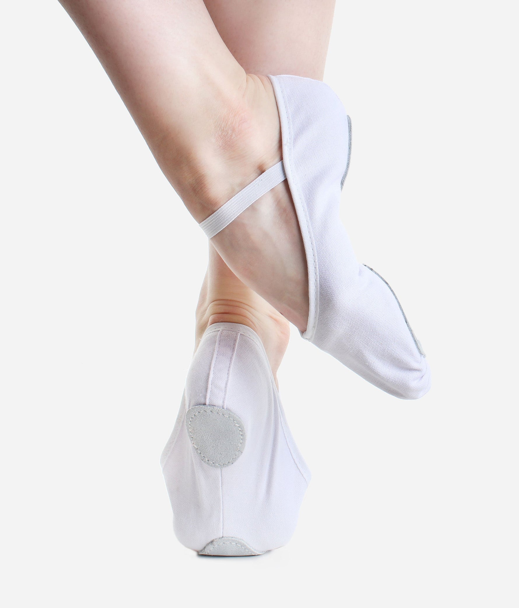 Economy Split Sole Canvas Ballet Shoe - BAE23 