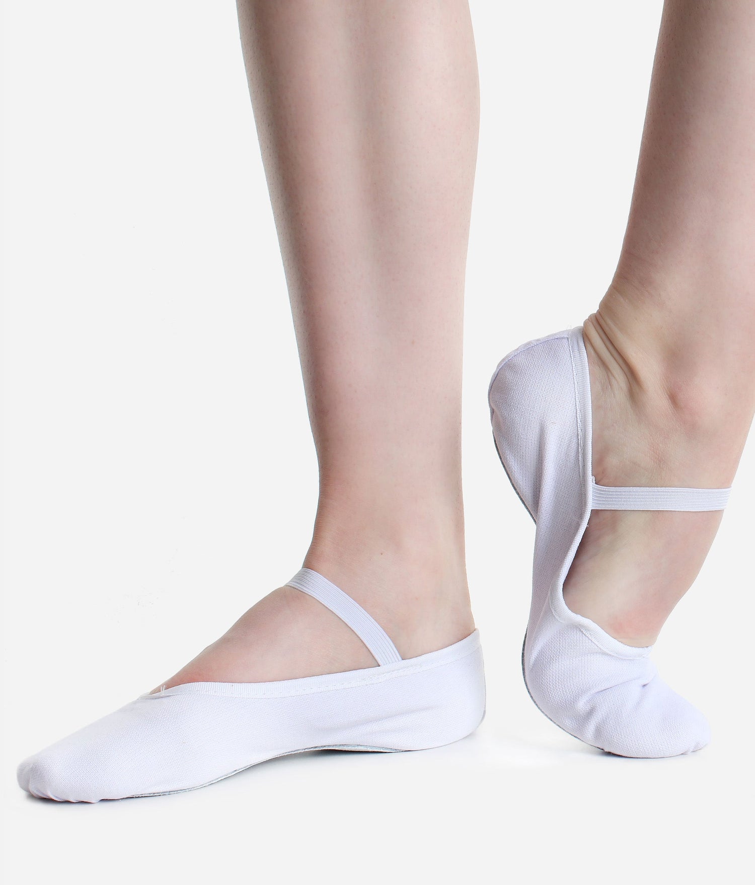 Economy Full Sole Canvas Ballet Shoe - BAE24 