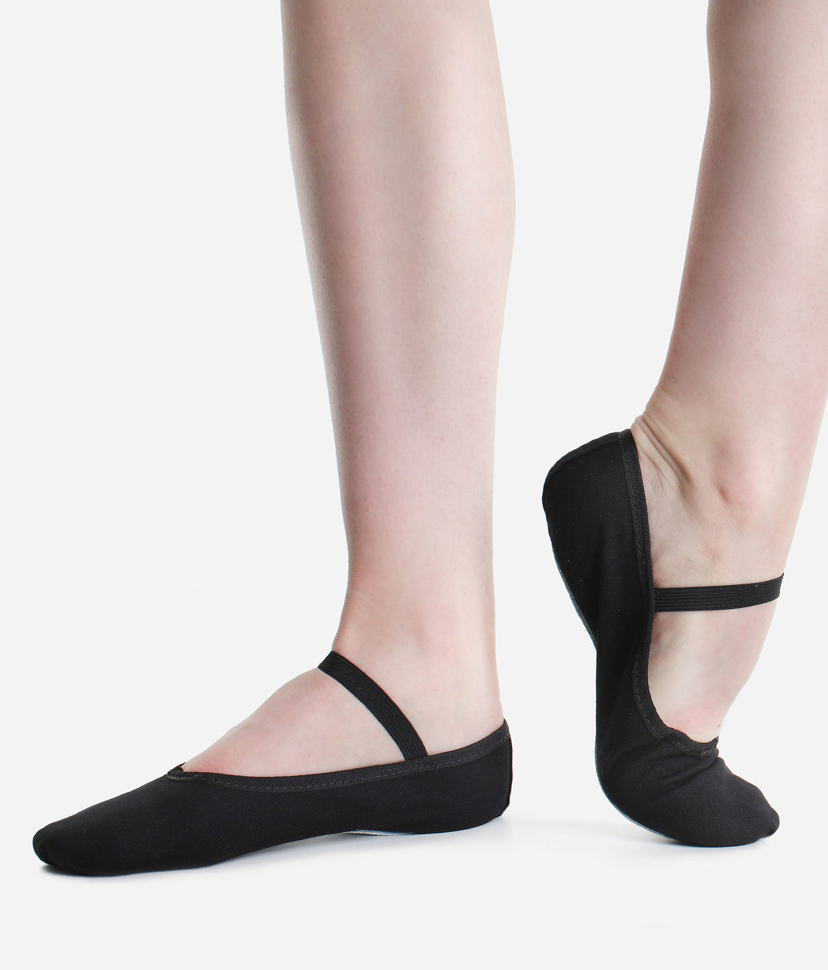 Economy Full Sole Canvas Ballet Shoe - BAE24 