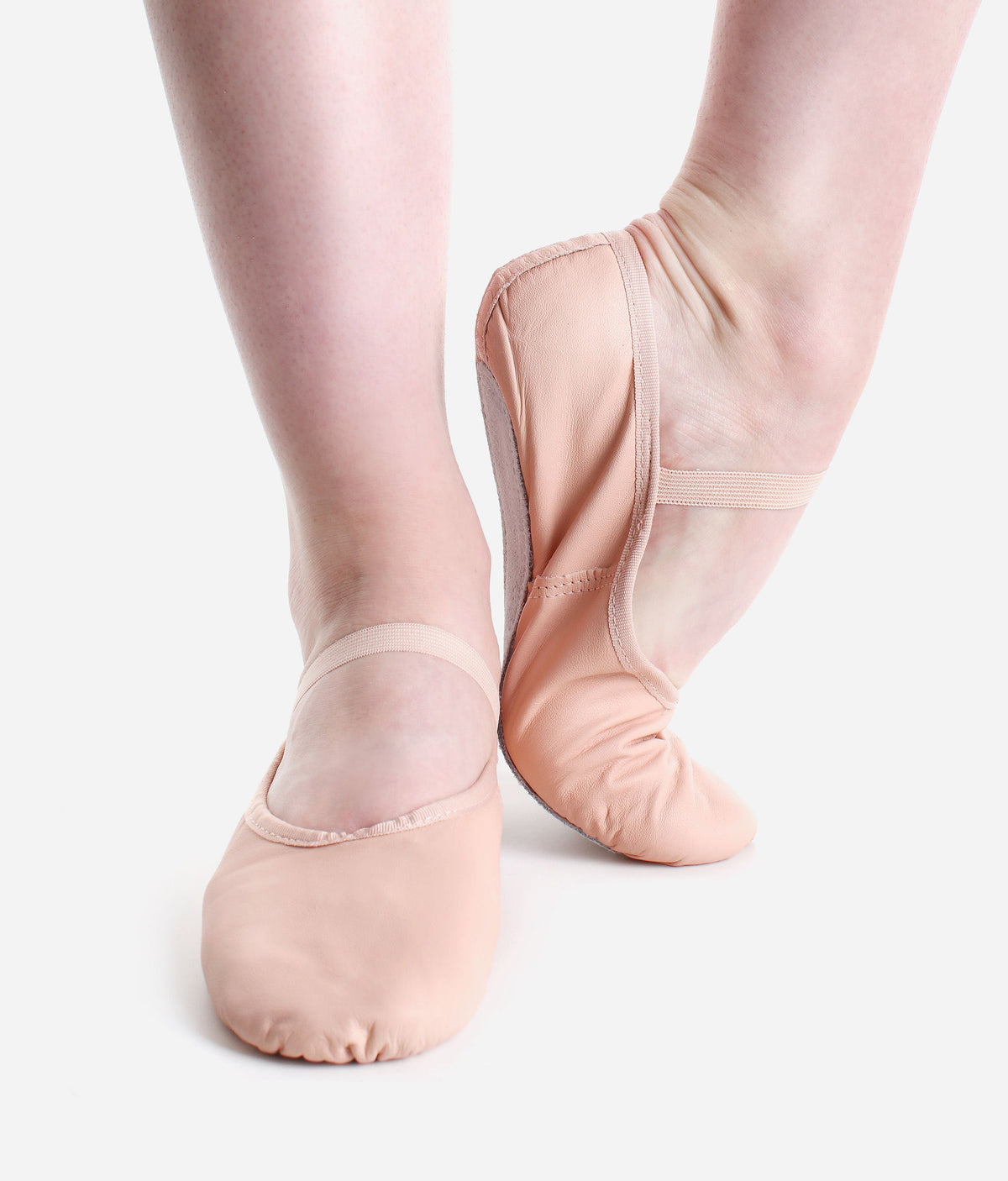 Wide-fit, Leather Full Sole Ballet Shoe - BAE90 