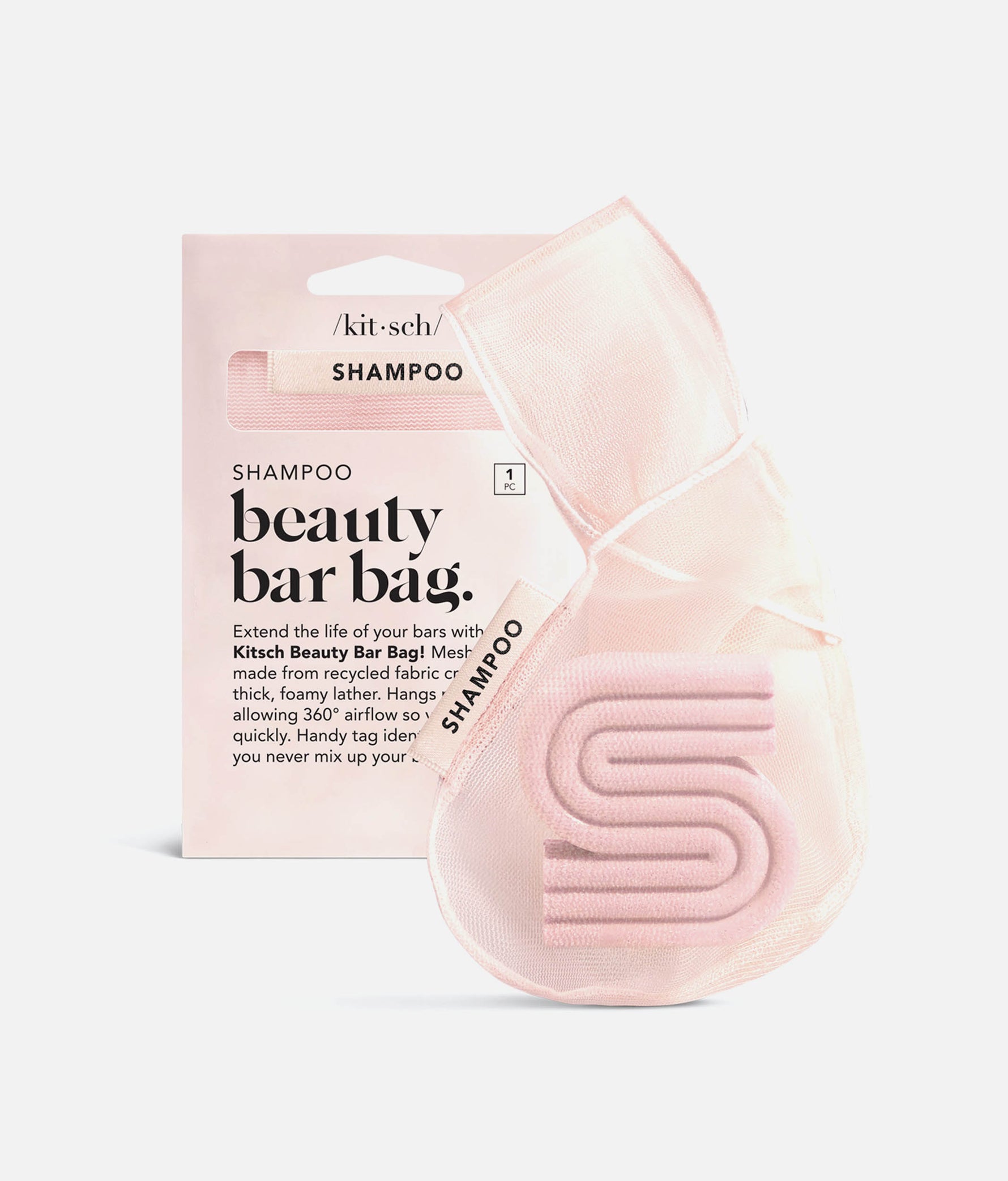 Shampoo Bag – Mesh Bar Holder for Quick-Dry Storage