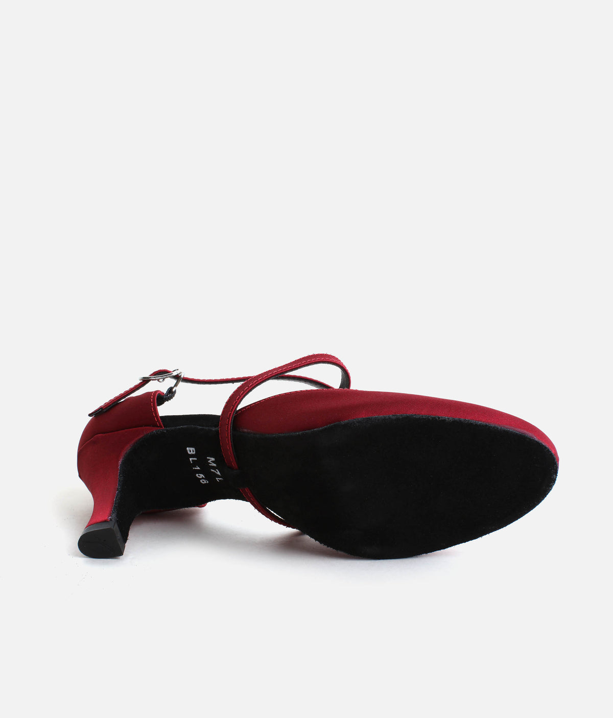 Ballroom Practice Shoes for Women, Satin Dance Heels with Arch Support - BL156 