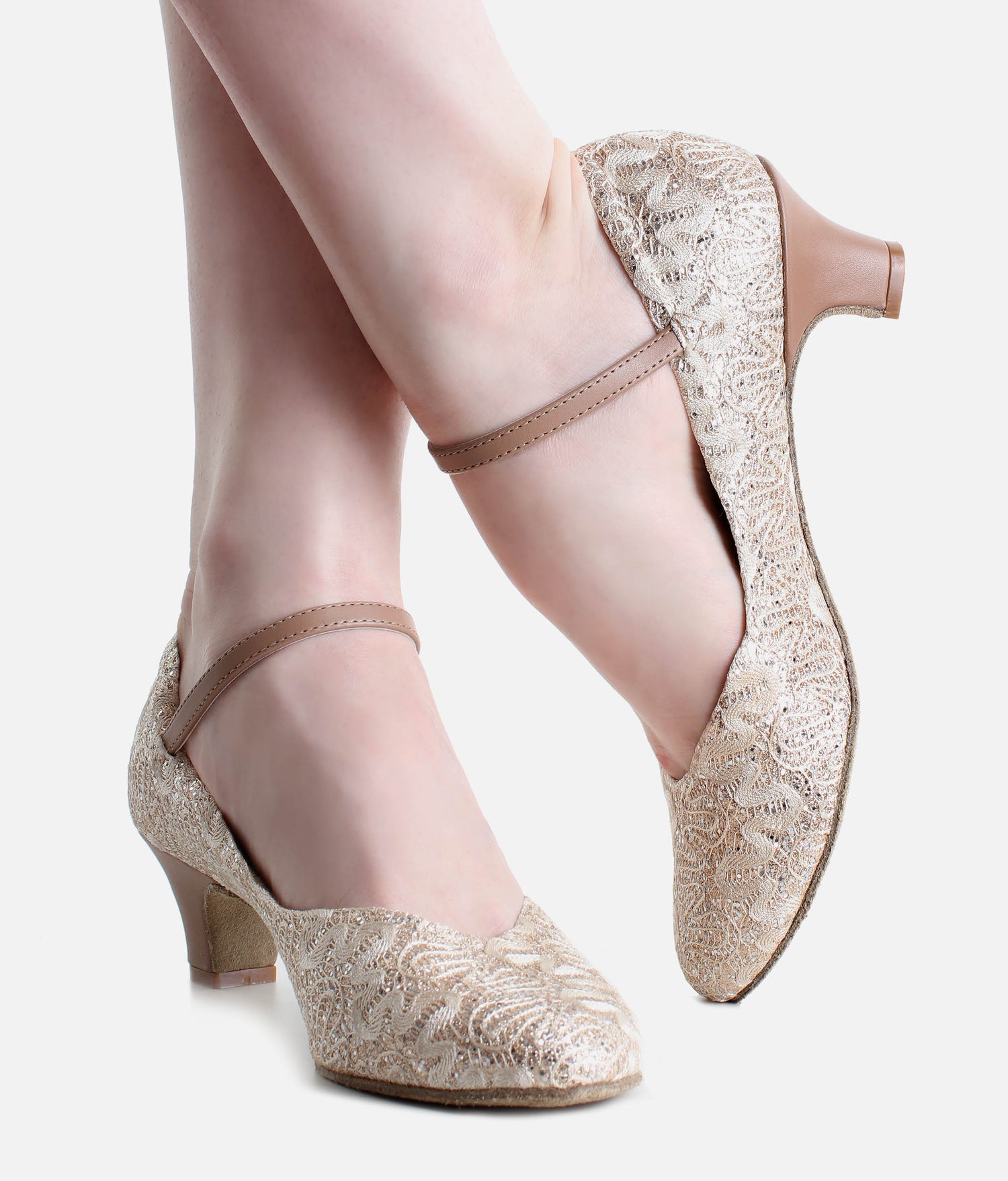 Ballroom Dance Shoes with Low Heels - BL 116 