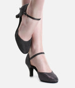 Glamorous Black Dance Shoes, Practice Shoes - BL 118 