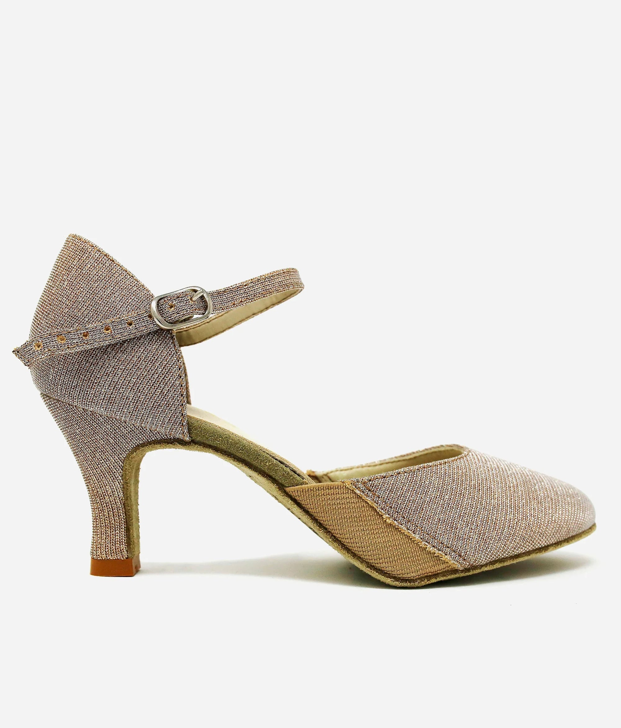 Closed Toe Ballroom Shoe - BL 118 #gold_3-UK