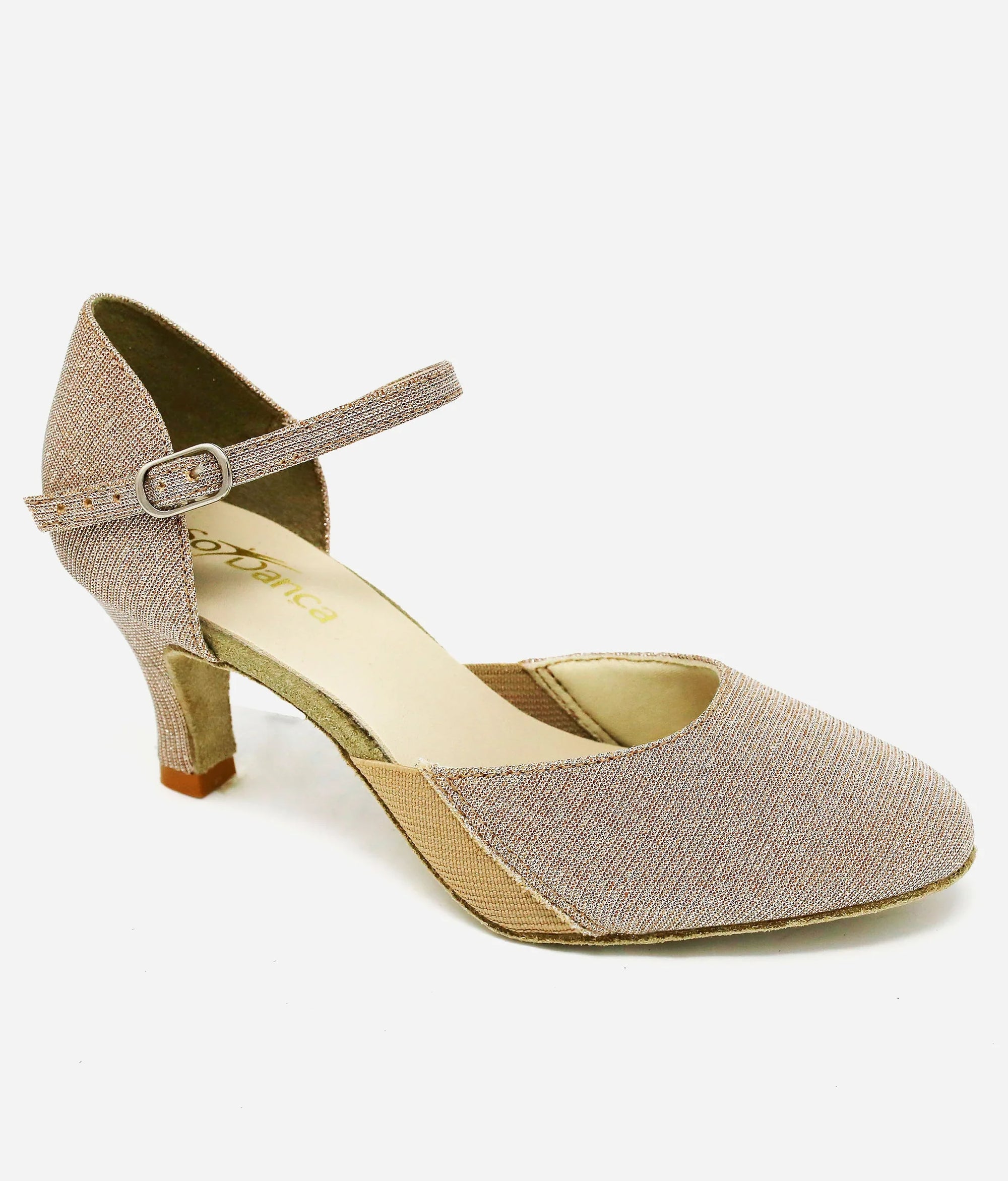 Closed Toe Ballroom Shoe - BL 118 #gold_3-UK