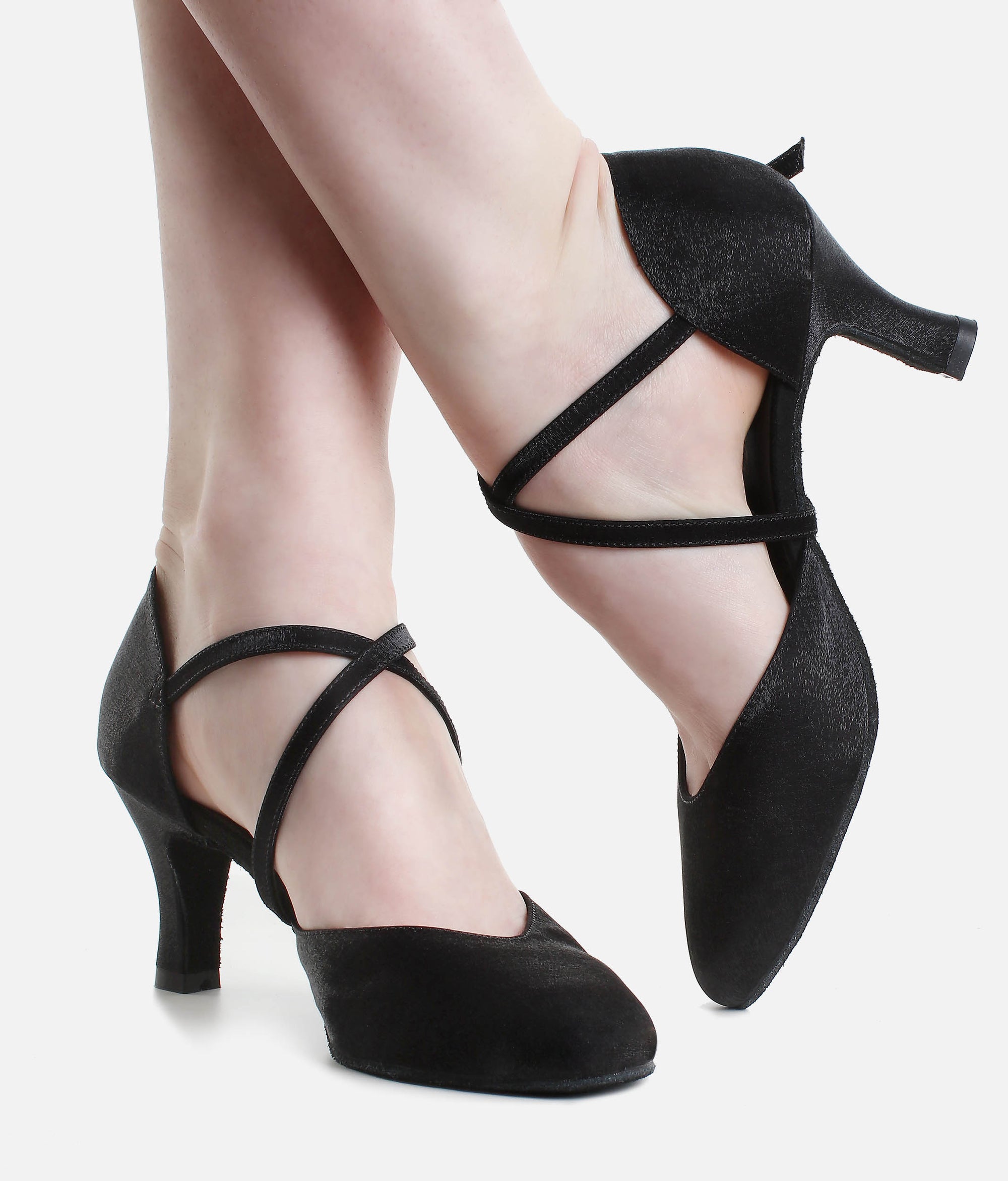Satin Closed Toe Ballroom Shoe - BL 156 