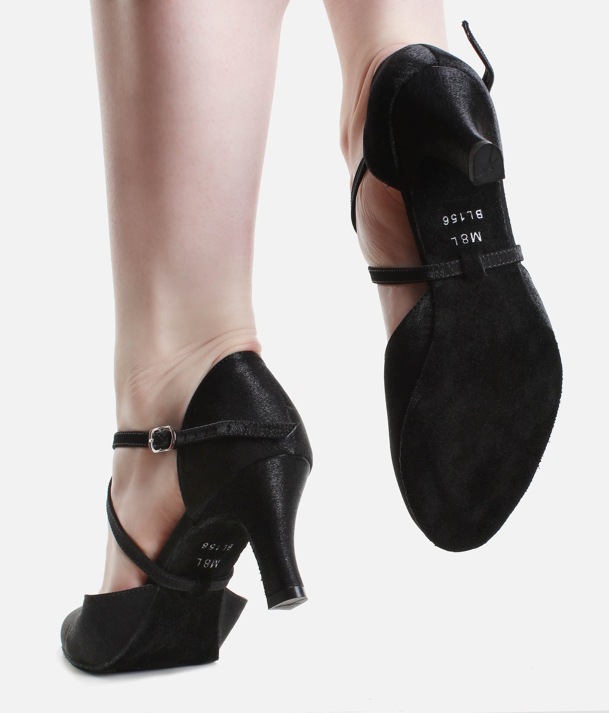 Satin Closed Toe Ballroom Shoe - BL 156 