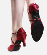 Satin Closed Toe Ballroom Shoe - BL 156 