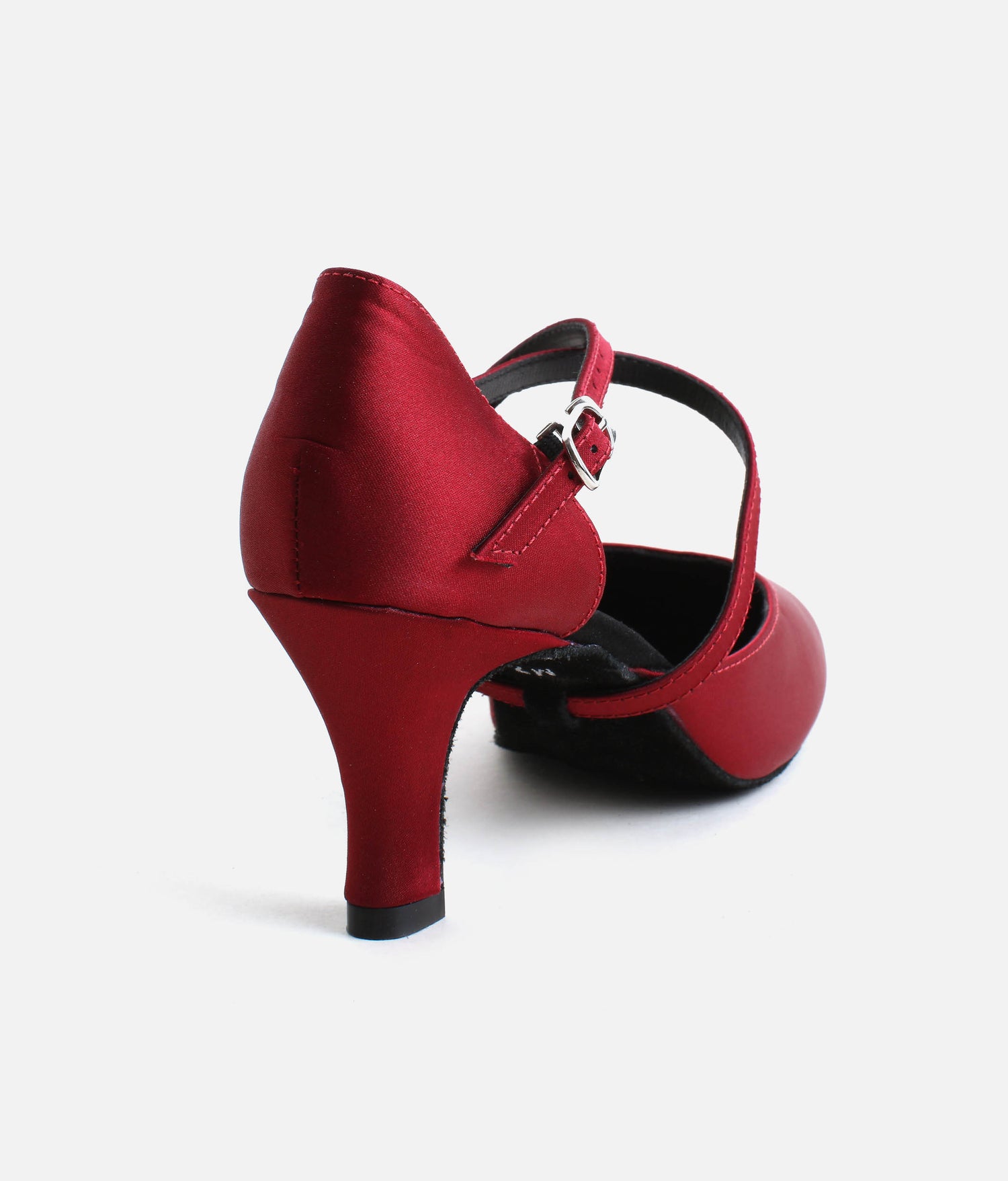 Ballroom Practice Shoes for Women, Satin Dance Heels with Arch Support - BL156 
