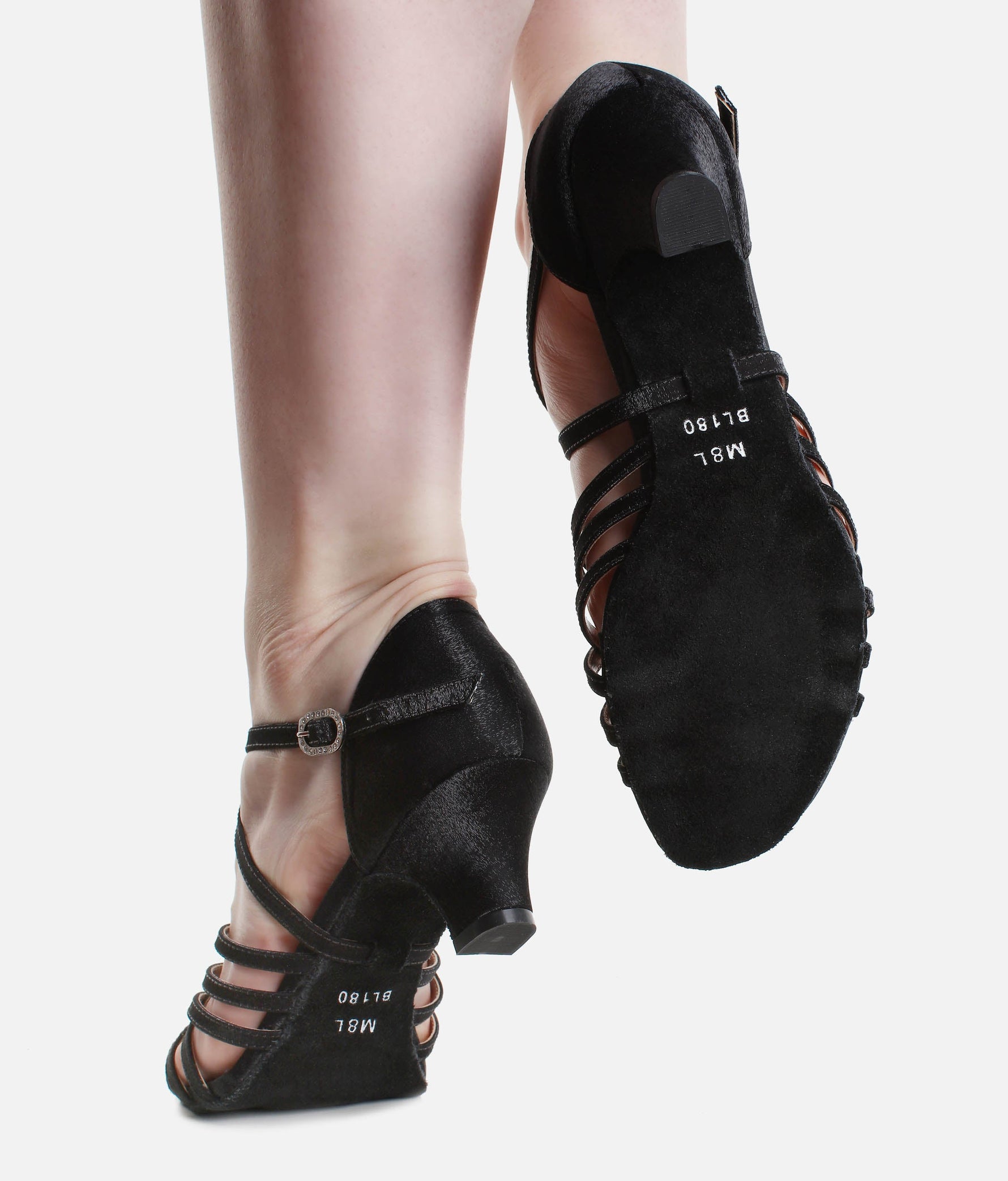 Strappy Satin Ballroom Shoe - BL 180 